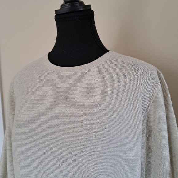 NWT Kersh Beige Long Sleeve Sweater Women's Small Knit Tunic Length - Picture 8 of 13